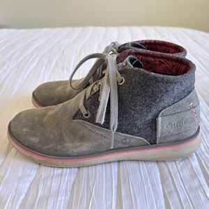 *SALE* Cushe Manuka Lite Desert Chukka Ankle Boot Charcoal Gray Suede Women’s 7